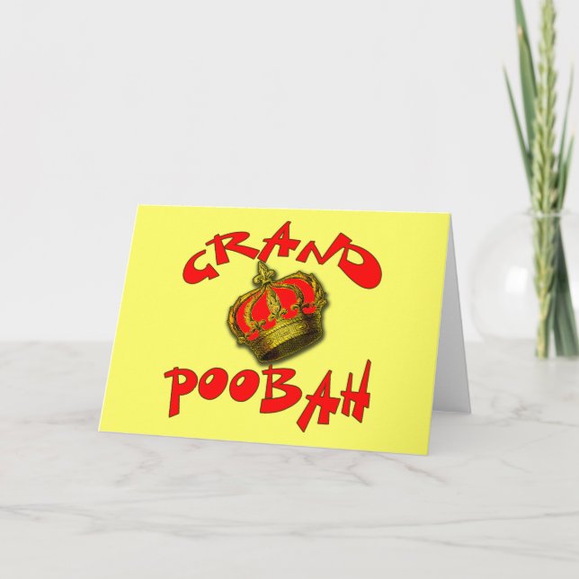 Carte Poobah grand avec des produits de couronne (Devant)