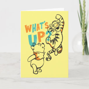 Carte Pooh et Tigger - What's Up ?