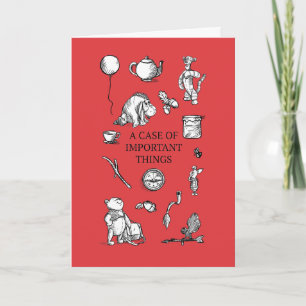 Carte Pooh & Pals Citation d'un Coque de choses import