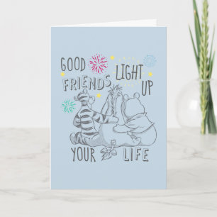 Carte Pooh & Pals Les amis illuminent votre vie