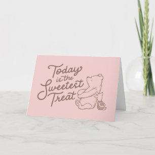 Carte Pooh & Piglet Classique   Aujourd'hui c'est la Tre