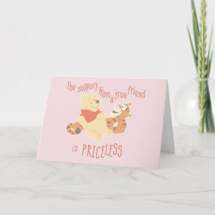 Carte Pooh & Tigger Devis de support
