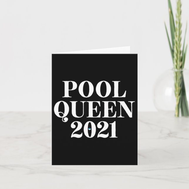 Carte Pool Queen 2021 - Billard (Devant)