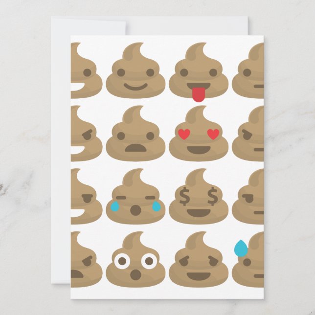 Carte poop emojis (Devant)