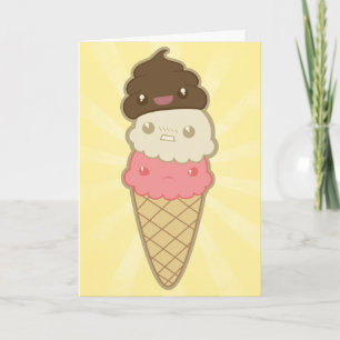 Carte Poop motivationnel sur glace