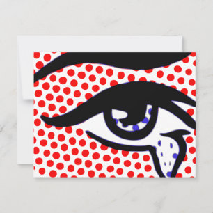 Carte Pop Art Eye