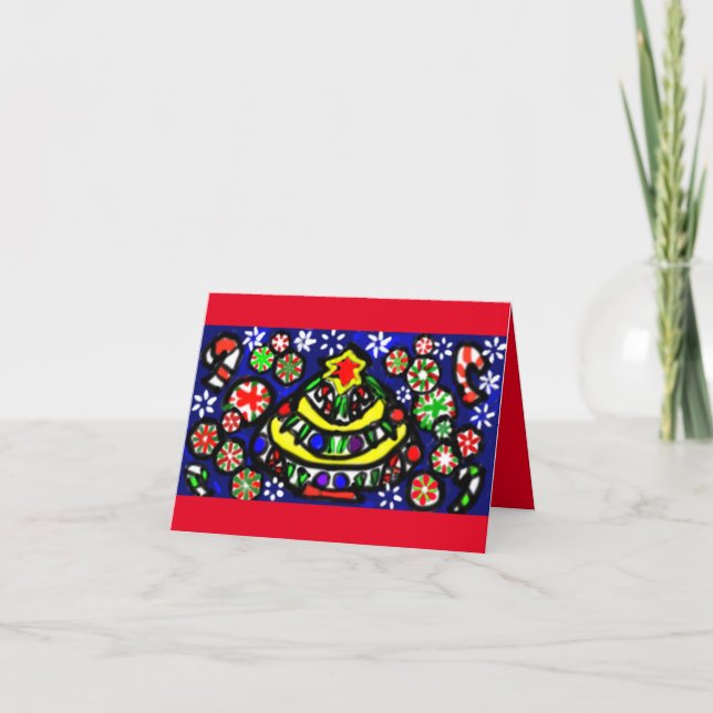 Carte Pop Christmas up Pepperment (Devant)