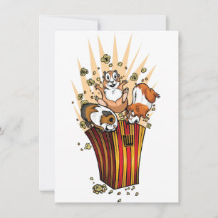 Carte Popcorn de cochons de Guinée
