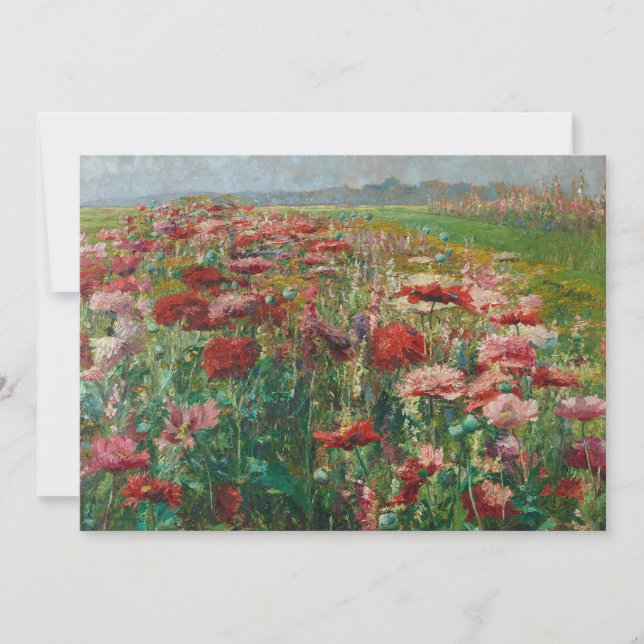 Carte Poppies florissantes | Olga Wisinger-Florian (Devant)