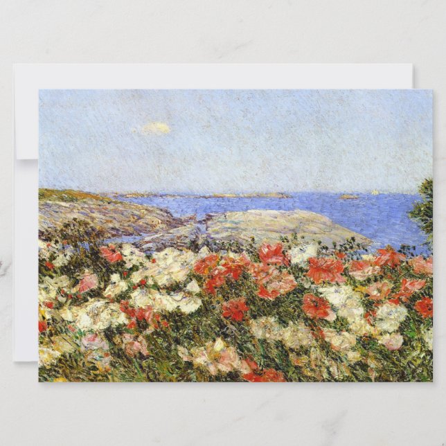 Carte Poppies sauvages sur les îles de Shoals (Devant)