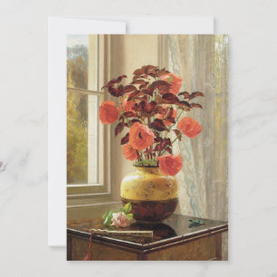 Carte Poppy oriental et Coleus Jessica Hayllar