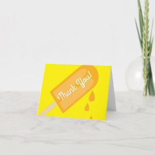 Carte Popsicle mignonne Été 1er Anniversaire Thème de fê