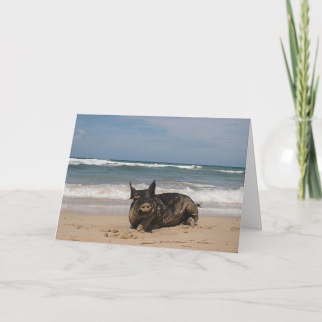 Carte Porc DANS le paradis (Devant)