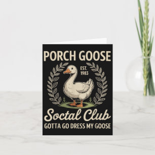 Carte Porch Goose Social Club Gotta Go Dress My Goose Fu