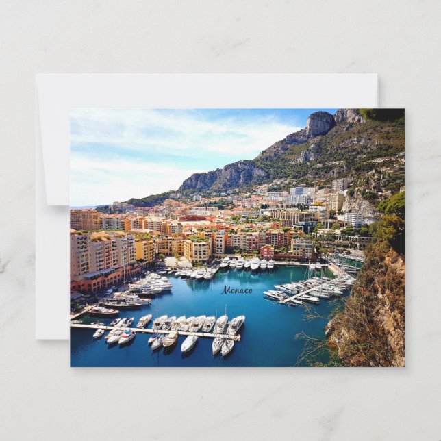 Carte Port de Monaco (Devant)