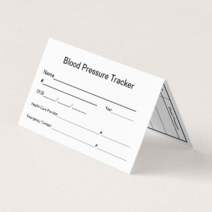 Carte Portefeuille de pression artérielle
