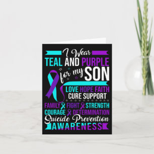 Carte Porter Turquoise Et Violet Pour Mon Fils Préventio