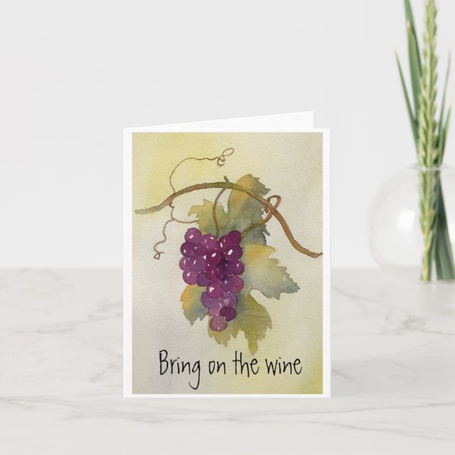 Carte Portez le vin (Devant)