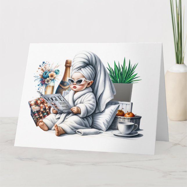 Carte Portez-vous bien - Voir dos - (Devant)