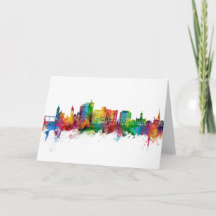 Carte Portland Maine Skyline
