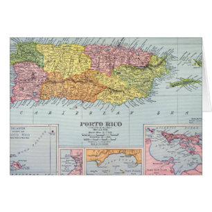 CARTE : PORTO RICO, 1900