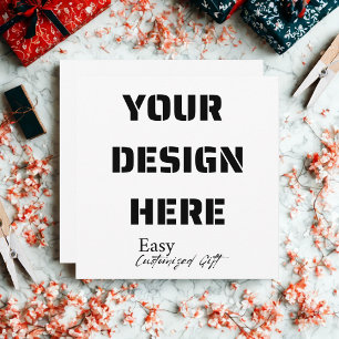 Carte Portrait 5,25 pouces x 5,25 pouces