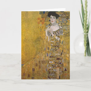 Carte Portrait d'Adele Bloch-Bauer par Gustav Klimt