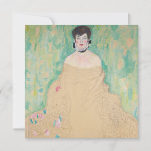 Carte Portrait d'Amalie Zuckerkandl par Gustav Klimt