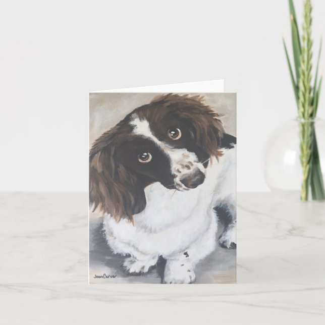 Carte Portrait d'animal familier - Otis (Devant)
