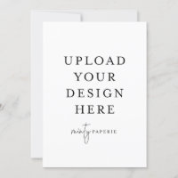 Carte Portrait de 5 po x 7 po