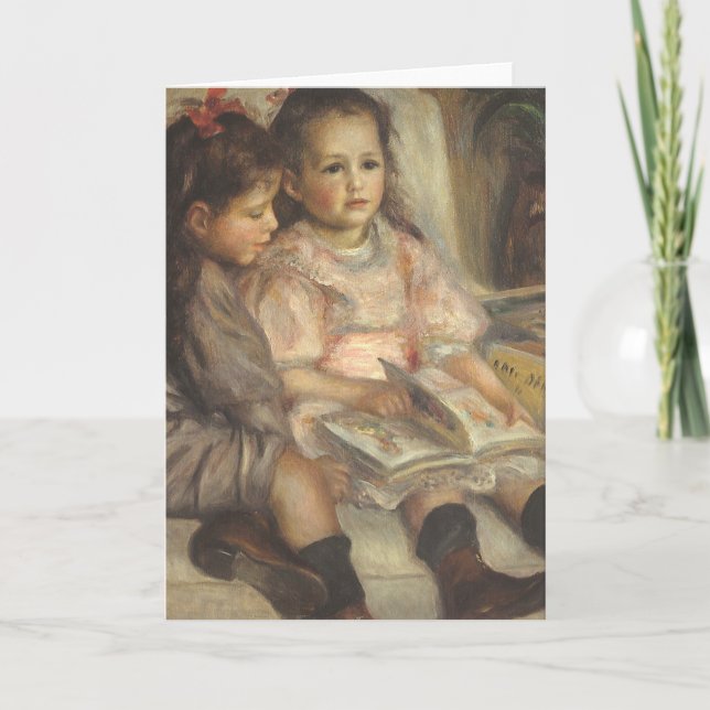 Carte Portrait de Caillebotte Enfants par Pierre Renoir (Devant)