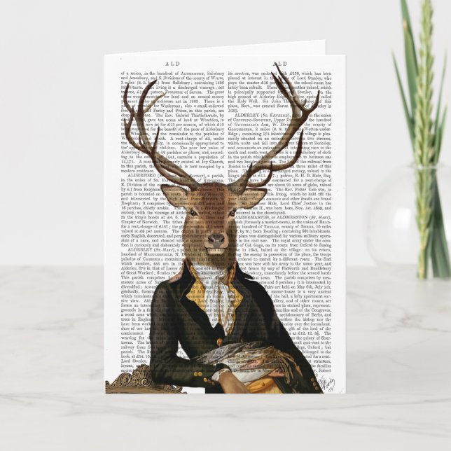 Carte Portrait de cerfs (Devant)
