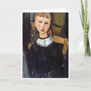 Carte Portrait de Ceroni, Modigliani
