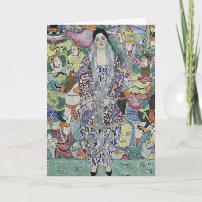 Carte Portrait de Friederike Maria Beer par Gustav Klimt (Devant)