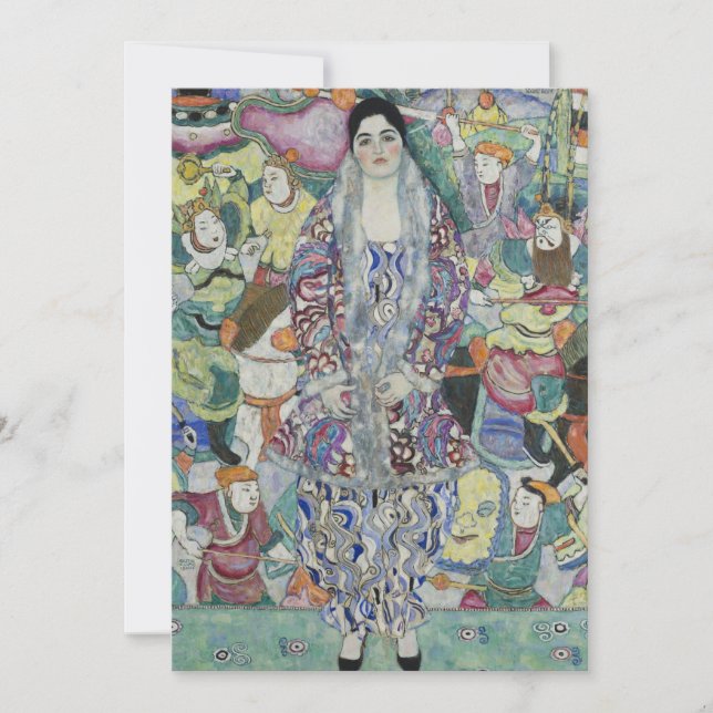 Carte Portrait de Friederike Maria Beer par Gustav Klimt (Devant)
