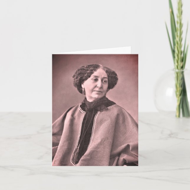 Carte Portrait de George Sand par Nadar (Devant)