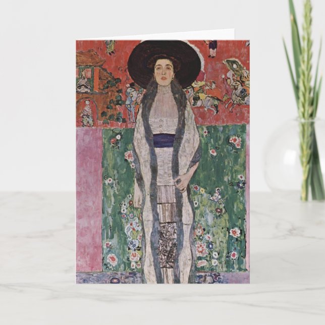 Carte Portrait de Gustav Klimt d'Adele Bloch-Bauer II (Devant)