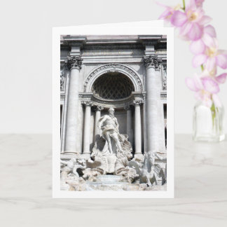 Carte Portrait de la fontaine de Trevi, Rome, Italie