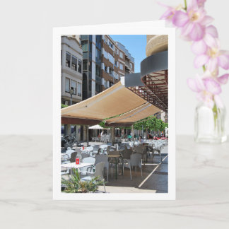 Carte Portrait de la Plaza Lliria, Valence, Espagne, Esp