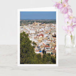 Carte Portrait de Lliria Town en Valence, Espagne