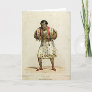 Carte Portrait de M. Edmund Kean as Othello