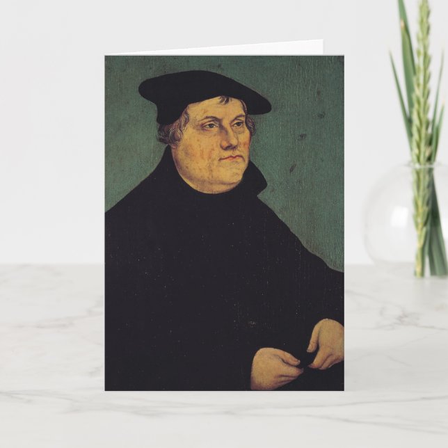 Carte Portrait de Martin Luther 1543 (Devant)