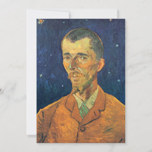 Carte Portrait d'Eugene Boch par Vincent van Gogh