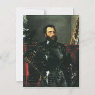 Carte Portrait du duc d'Urbin par Titien