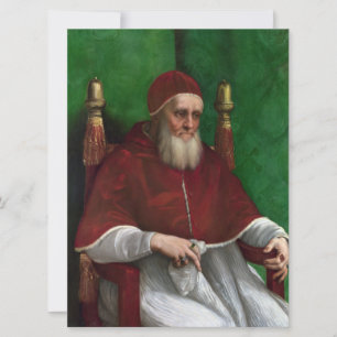 Carte Portrait du pape Julius II (par Raphael)
