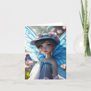 Carte Portrait Fairy Spring