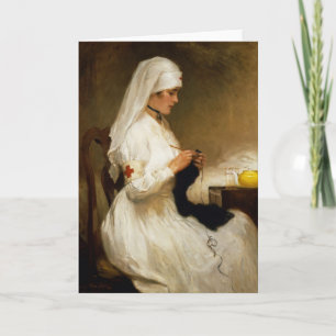 Carte Portrait of a Nurse from the Red Cross