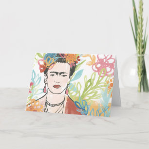 Carte Portrait of Frida Kahlo