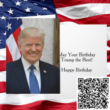 Portrait officiel du président Donald Trump Annive
