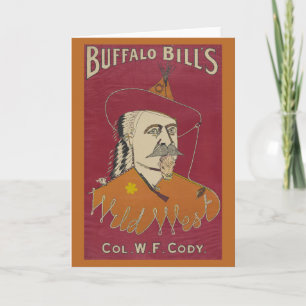 Carte Portrait Tête Et Épaules De Buffalo Bill